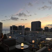 sunset view  at Sky Waikiki in Honolulu