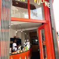 Interior at Trampoline Cafe in North London