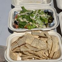 Jackfruit nachos   at Luna's Vegan Eats in Kailua Kona