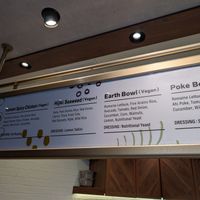 Three vegan options. at Chopped Salad Days カレッタ汐留店 in Tokyo