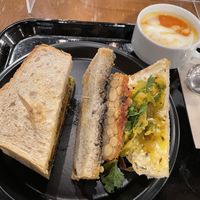 Indian Tempeh Sandwich   at Sasaya Cafe in Tokyo