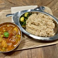 Curry dish. Really good   at Sasaya Cafe in Tokyo