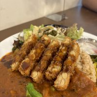 Curry tempeh   at Sasaya Cafe in Tokyo