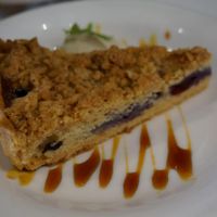 Blueberry Tart.  at Sasaya Cafe in Tokyo