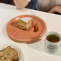 Victoria sponge cake at Sasaya Cafe in Tokyo