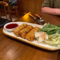 Monsoon - Vegan Vegetable rolls at Monsoon in Grand Rapids