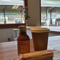 Chai and syrup and cheesecake at Port Sunstand - ポートサンスタンド in Yamaguchi