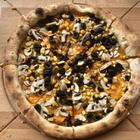 Vegan veggie pizza  at Zámocká Pizzeria in Bratislava