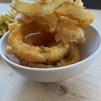 Onion rings  at Isle of Harris Brewery in Isle Of Harris