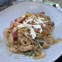 Gebratene Reisbandnudeln  at Green Thai in Darmstadt