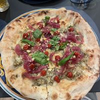 Pizza ‘vegan’ for €12,5  at Trigu in Alghero