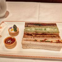 Savories at Afternoon Tea at The Savoy - Thames Foyer  in London