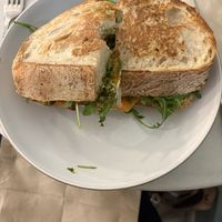 Maple butternut, pesto and rocket  at Faculty Coffee in Birmingham