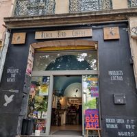 Entrance at Black Bird Coffee in Marseille