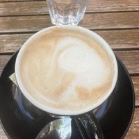 Cappuccino with soy milk   at Black Bird Coffee in Marseille