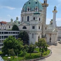 View from the terrace (top floor!) at Trude & Töchter in Vienna