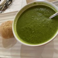 Pea soupp  at The Forbidden Corner in Leyburn