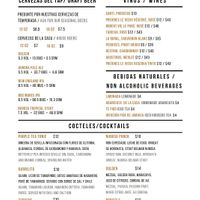 Non alcoholic beverages at Cervecería Belmar in Monteverde