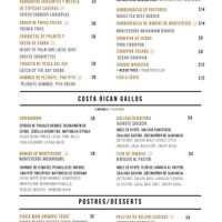 Choripan vegan, hummus pita, fries etc at Cervecería Belmar in Monteverde