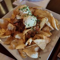 Ethiopian nacho at Enssaro in Oakland