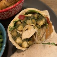 Spinach and chickpea wrap  at Nando's - Dundrum Town Centre in Dublin