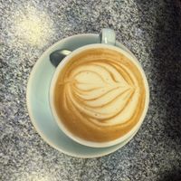 Oat milk flat whitee  at Folks in Quimper