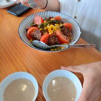 Teryaki Salad at Secawan Cafe in Semporna
