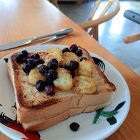 Toastie at Secawan Cafe in Semporna