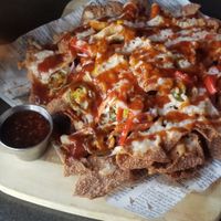 Wonton nachos at 211 Main | Twoeleven Main  in Port Dover