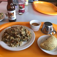 My lunch it was amazing and they have kumbucha at Quinua in Quito