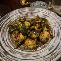 Brussels sprouts at Blue Sushi in Kansas City