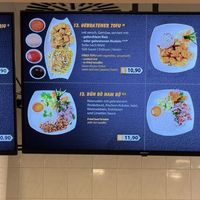 Fried tofu a la menu.  at Fresh Rolls - East Side Mall in Berlin