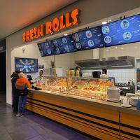 Fresh Rolls in the food court of the Eat Side Mall.  at Fresh Rolls - East Side Mall in Berlin