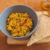 Scrambled Tofu at GAL Cafe in Lisbon
