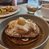 The shining star of my morning, apple pancakes at GAL Cafe in Lisbon