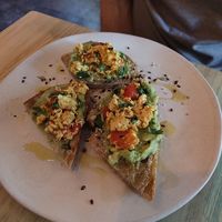 Also the avocado toast was definitely not basic at GAL Cafe in Lisbon