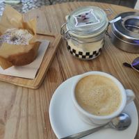 Lemon muffin moist and delicious at GAL Cafe in Lisbon