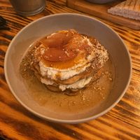 Apple pancakes at GAL Cafe in Lisbon