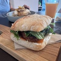 Tempeh ciabatta  at GAL Cafe in Lisbon