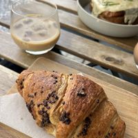 Chocolate croissant   at GAL Cafe in Lisbon