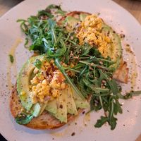 Avocato with tofu at GAL Cafe in Lisbon