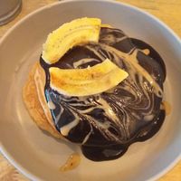 Chocolate pancake  at GAL Cafe in Lisbon