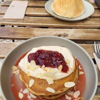 Strawberry Pancake at GAL Cafe in Lisbon