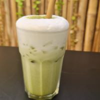 Iced Matcha Latte at TAB - TakeABreak in Porto