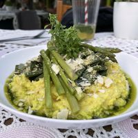 Asperagus Risotto   at Jardim de Borboletas in Santo Antonio Das Areias