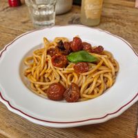 Vegan ragú with addition of tomato at Miscusi - Milano Colonne  in Milan