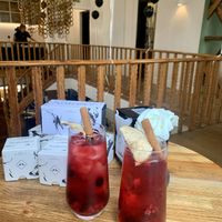 Red berry iced tea   at Nat'elier | Pastel de Nata in Lisbon