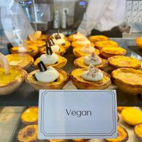 5 different Vegan options 😍  at Nat'elier | Pastel de Nata in Lisbon