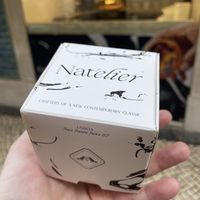 Oops, no photo of the pastel de nata itself  at Nat'elier | Pastel de Nata in Lisbon