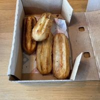 Chocolate filled churros  at Domino's Pizza in Koblenz